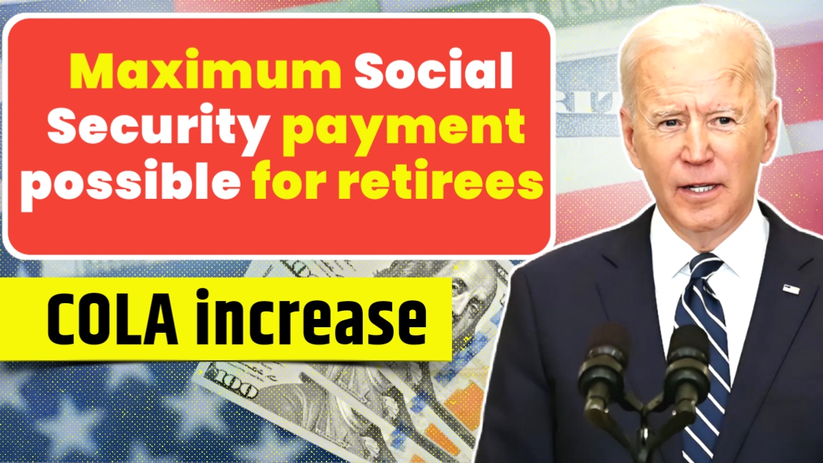 Maximum Social Security payment possible for retirees in 2025 with COLA